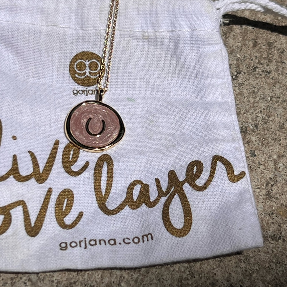 Gorjana Pink Pendant Necklace - Picture 3 of 3
